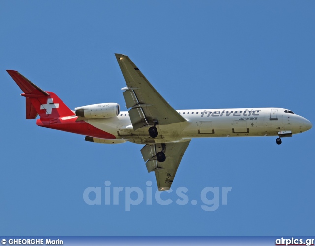 HB-JVC, Fokker F100, Helvetic Airways