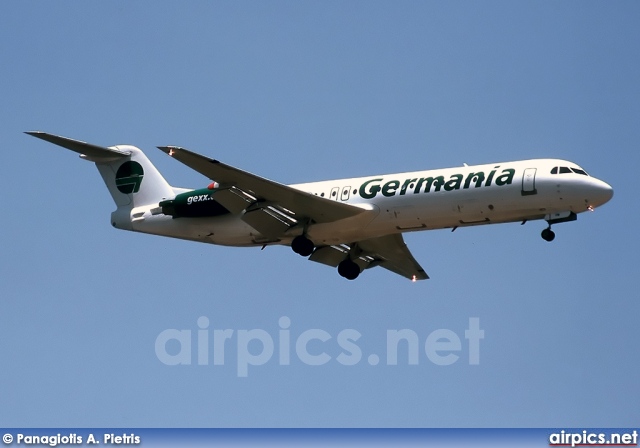 D-AGPK, Fokker F28-1000 Fellowship, Germania