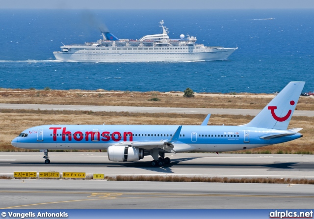 G-OOBH, Boeing 757-200, Thomson Airways