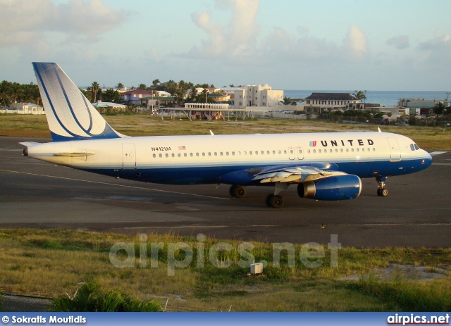 N412UA, Airbus A320-200, United Airlines