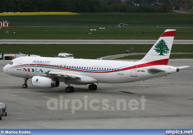 OD-MRL, Airbus A320-200, Middle East Airlines (MEA)