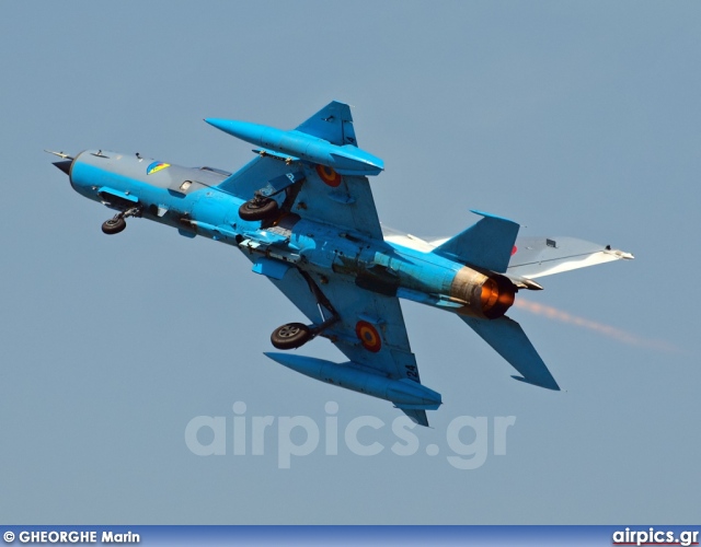 5724, Mikoyan-Gurevich MiG-21-MF Lancer C, Romanian Air Force