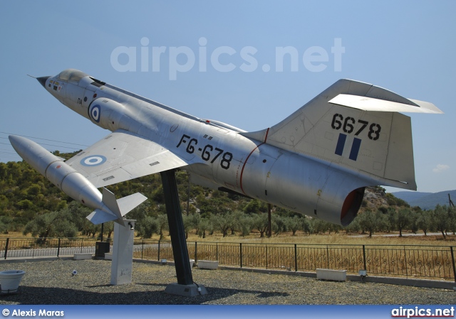 6678, Lockheed RF-104-G Starfighter, Hellenic Air Force