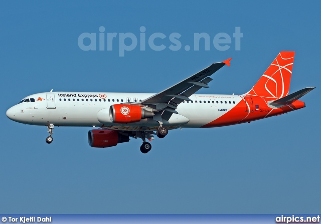 OK-LEE, Airbus A320-200, Iceland Express