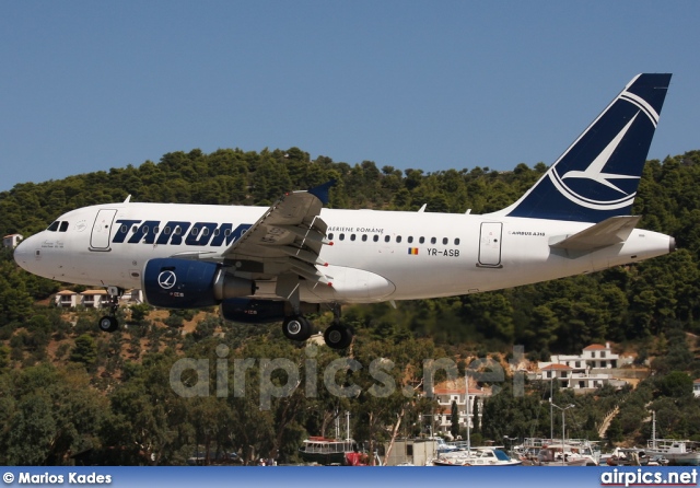 YR-ASB, Airbus A318-100, Tarom