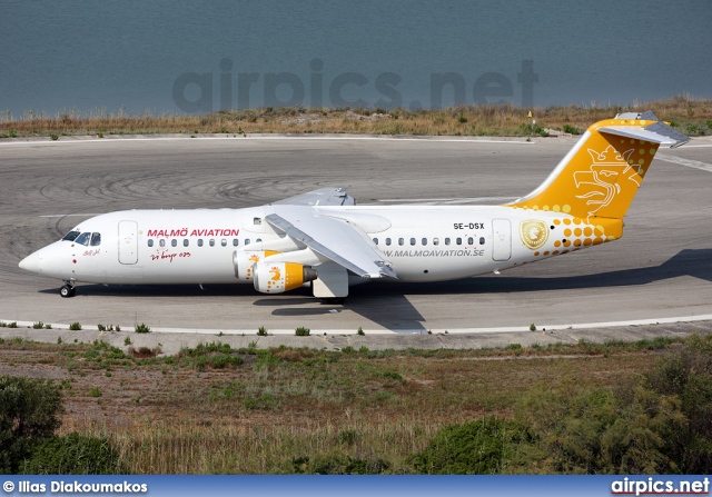 SE-DSX, British Aerospace Avro RJ100, Malmo Aviation