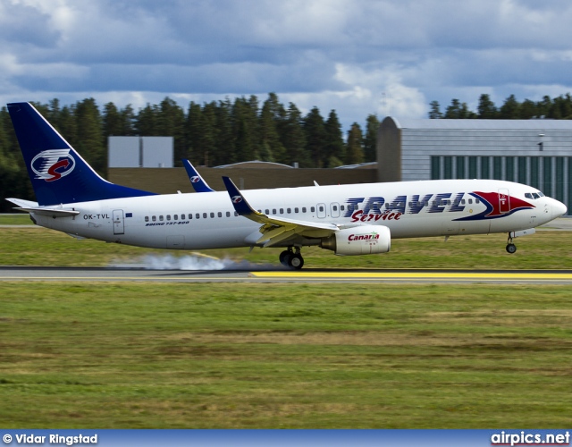 OK-TVL, Boeing 737-800, Travel Service (Czech Republic)