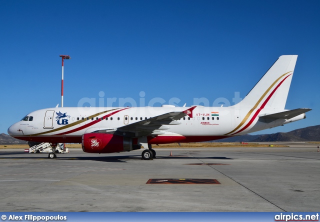 VT-VJM, Airbus A319-100CJ, Kingfisher Airlines