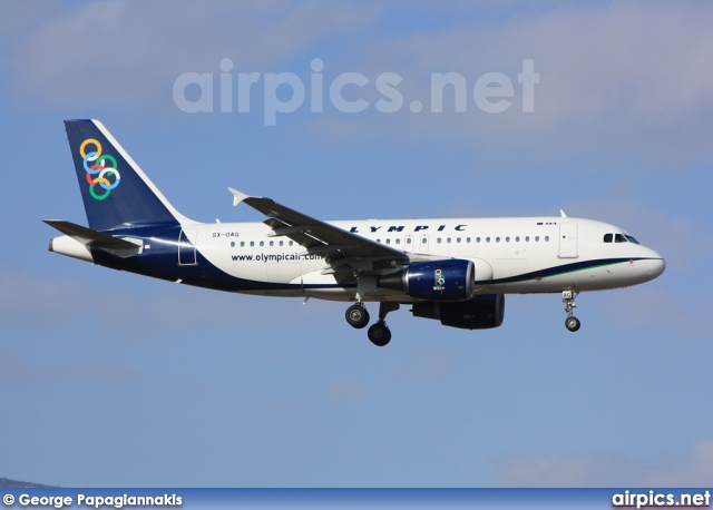 SX-OAG, Airbus A319-100, Olympic Air