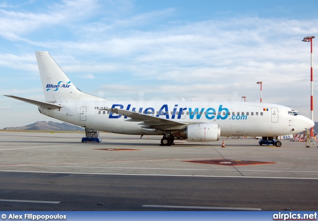 YR-BAA, Boeing 737-300, Blue Air