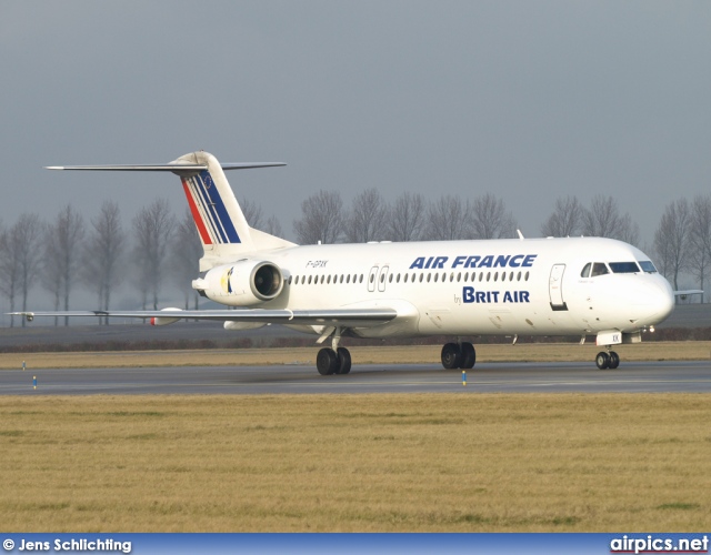 F-GPXK, Fokker F100, Brit Air