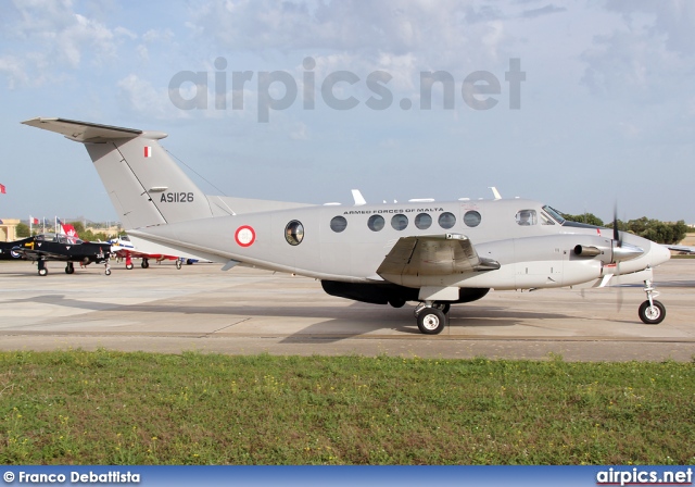 AS1126, Beechcraft B200 King Air, Malta Air Force