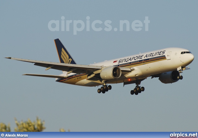 9V-SVE, Boeing 777-200ER, Singapore Airlines