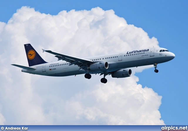 D-AISH, Airbus A321-200, Lufthansa