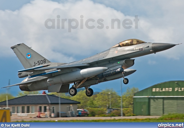 J-508, Lockheed F-16-AM Fighting Falcon, Royal Netherlands Air Force