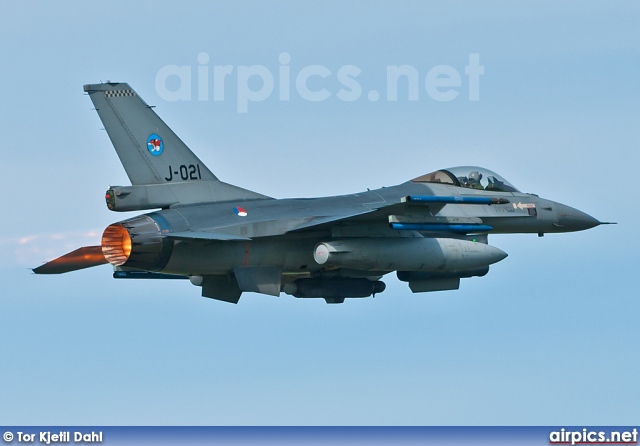 J-021, Lockheed F-16-AM Fighting Falcon, Royal Netherlands Air Force