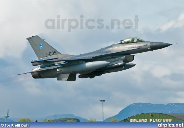 J-009, Lockheed F-16-AM Fighting Falcon, Royal Netherlands Air Force