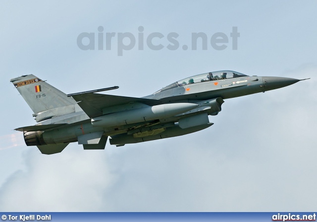 FB-15, Lockheed F-16-BM Fighting Falcon, Belgian Air Force