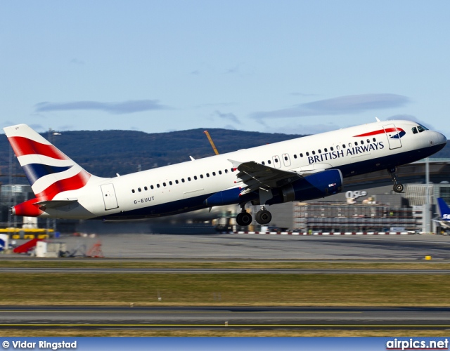 G-EUUT, Airbus A320-200, British Airways