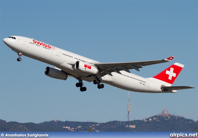 HB-JHC, Airbus A330-300, Swiss International Air Lines