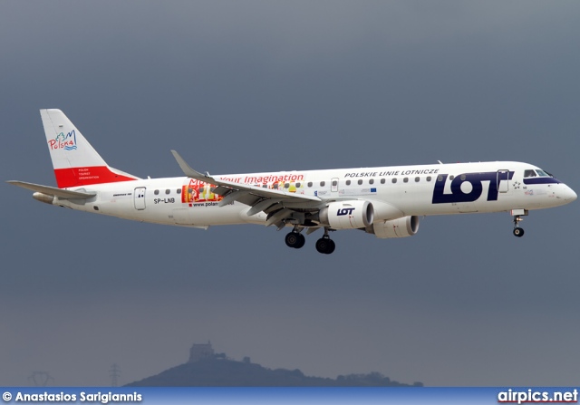 SP-LNB, Embraer ERJ 190-200LR (Embraer 195), LOT Polish Airlines