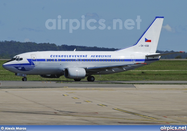 OK-XGB, Boeing 737-500, CSA Czech Airlines