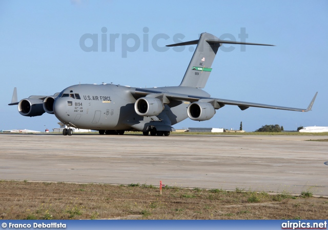 08-8194, Boeing C-17-A Globemaster III, United States Air Force