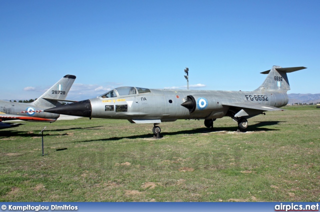 6692, Lockheed RF-104-G Starfighter, Hellenic Air Force