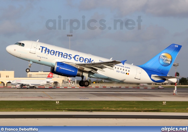 OO-TCS, Airbus A319-100, Thomas Cook Airlines (Belgium)