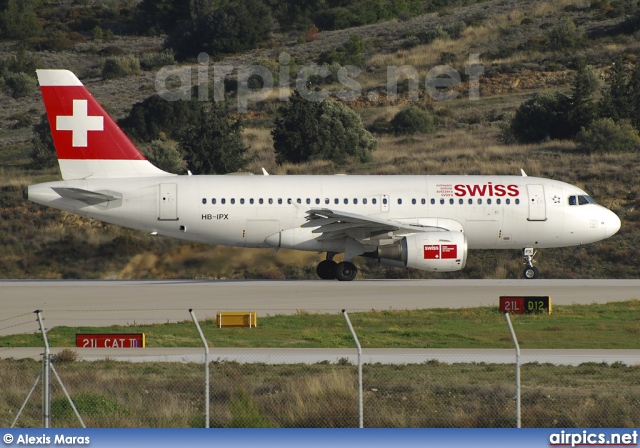 HB-IPX, Airbus A319-100, Swiss International Air Lines