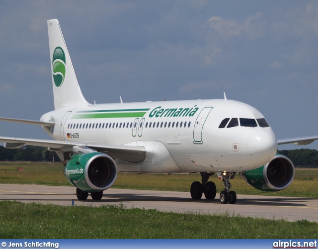 D-ASTB, Airbus A319-100, Germania