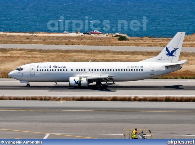 SX-DAV, Boeing 737-400, Bluebird Airways