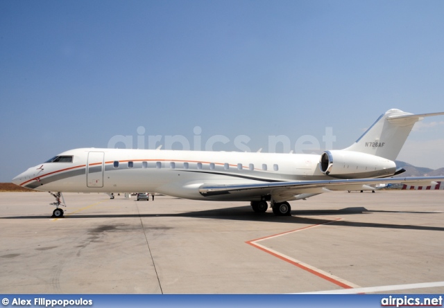 N726AF, Bombardier Global 5000, Private