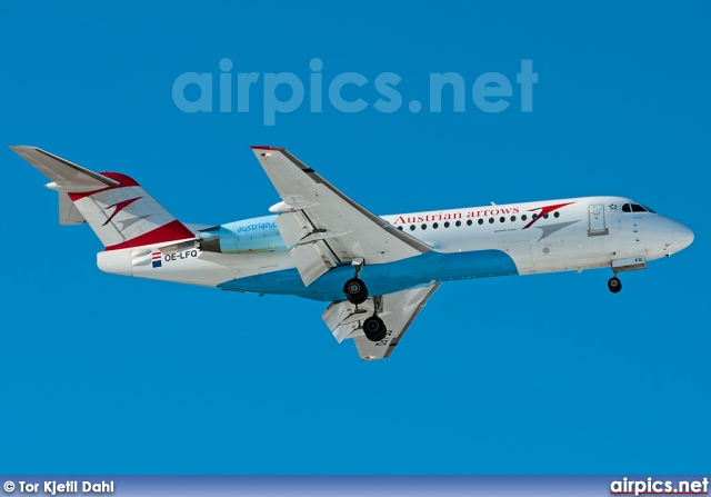 OE-LFQ, Fokker 70, Austrian Arrows (Tyrolean Airways)