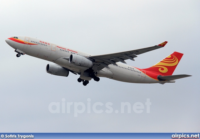 B-6118, Airbus A330-200, Hainan Airlines