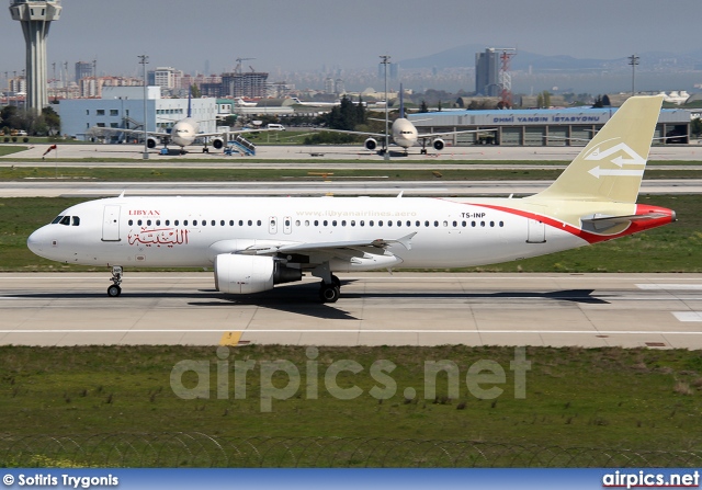 TS-INP, Airbus A320-200, Libyan Airlines