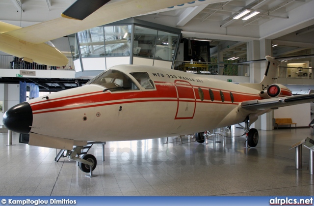 D-CLOU, Hamburger Flugzeugbau HFB-320 Hansa Jet, Deutsches Museum