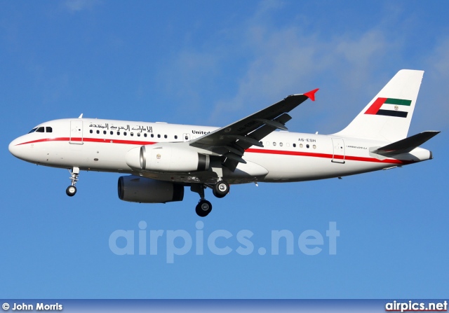 A6-ESH, Airbus A319-100CJ, United Arab Emirates