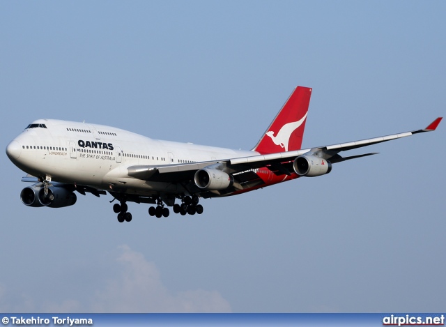 VH-OJA, Boeing 747-400, Qantas