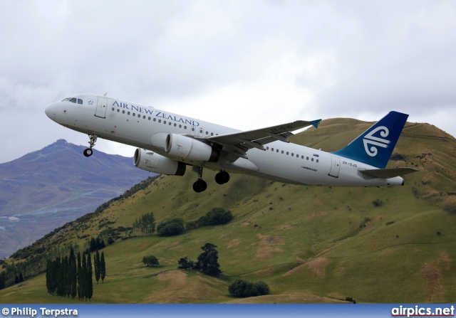 ZK-OJG, Airbus A320-200, Air New Zealand