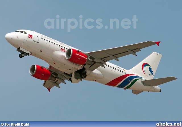 D-ASTA, Airbus A319-100, Gambia Bird