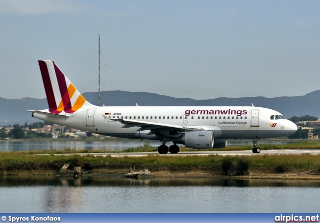 D-AKNQ, Airbus A319-100, Germanwings