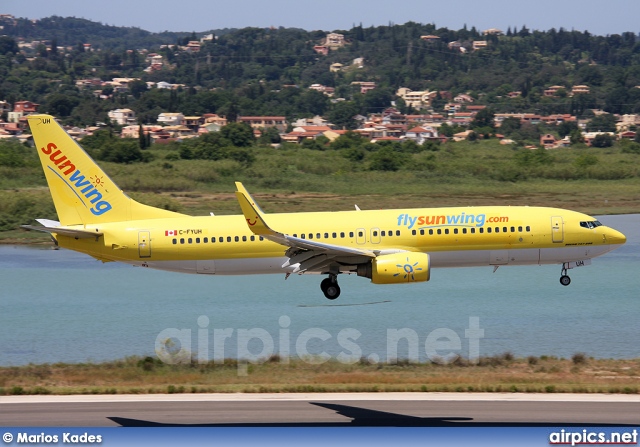 C-FYUH, Boeing 737-800, Sunwing Airlines