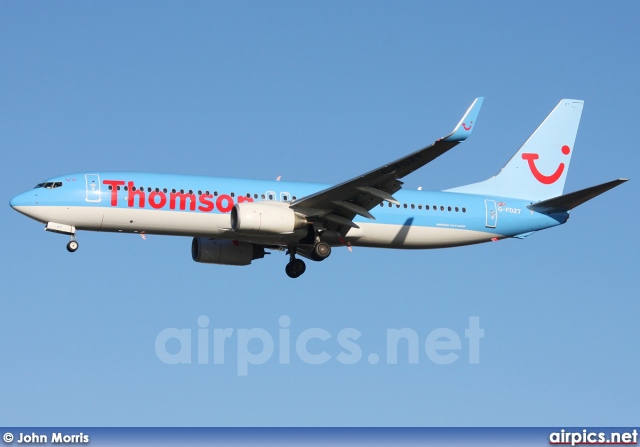 G-FDZT, Boeing 737-800, Thomson Airways