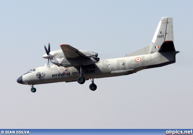 K2691, Antonov An-32-B, Indian Air Force