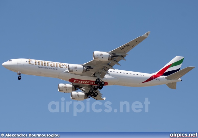 A6-ERE, Airbus A340-500, Emirates