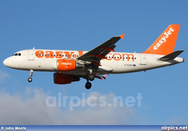 G-EZDV, Airbus A319-100, easyJet