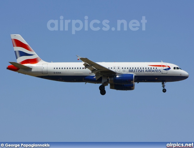 G-EUUA, Airbus A320-200, British Airways