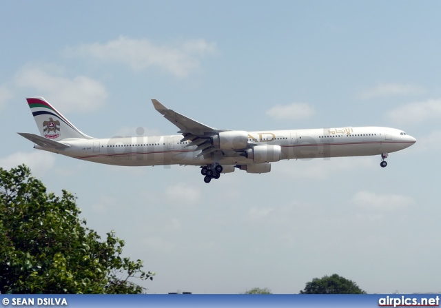 A6-EHF, Airbus A340-600, Etihad Airways