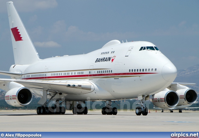 A9C-HAK, Boeing 747-SP, Bahrain Royal Flight